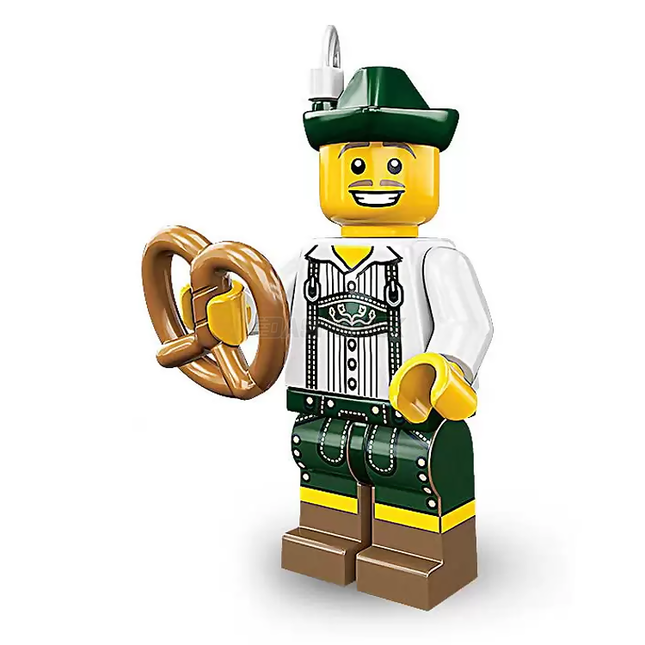 LEGO Collectable Minifigures - Lederhosen Guy (3 of 16) [Series 8]