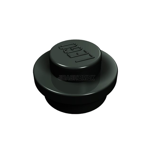 LEGO Round Plate, 1 x 1, Pearl Dark Grey [4073]