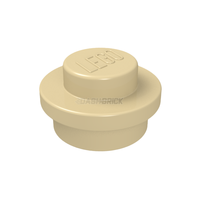 LEGO Round Plate, 1 x 1, Tan [4073]