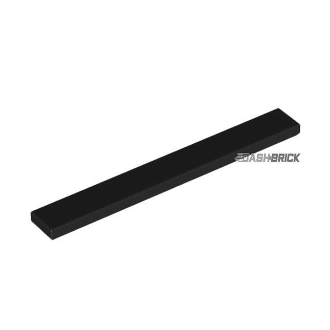 LEGO Tile 1 x 8, Black [4162] 416226