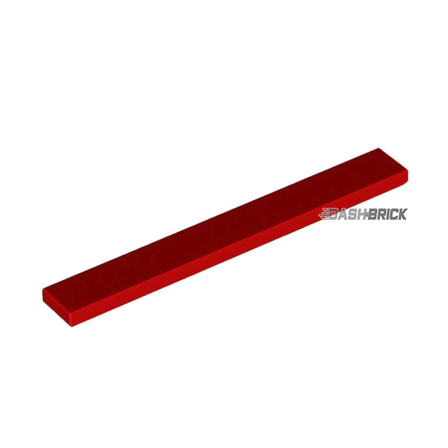 LEGO Tile 1 x 8, Red [4162]