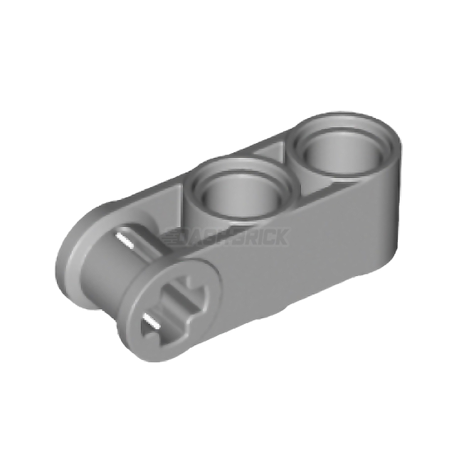 LEGO Technic, Axle and Pin Connector Perpendicular 3L with 2 Pin Holes, Light Grey [42003] 6273724