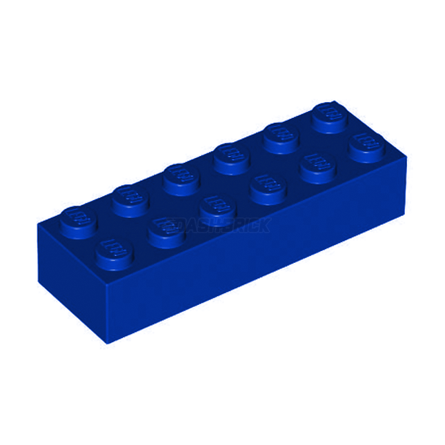 LEGO Brick 2 x 6, Blue [2456] 4181139