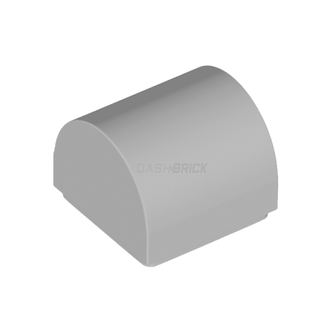 LEGO Slope, Curved 1 x 1 x 2/3 Double, Light Grey [49307] 6262085