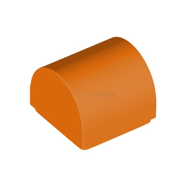 LEGO Slope, Curved 1 x 1 x 2/3 Double, Orange [49307]