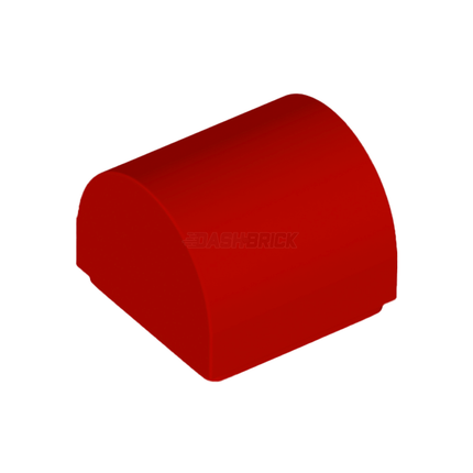 LEGO Slope, Curved 1 x 1 x 2/3 Double, Red [49307]
