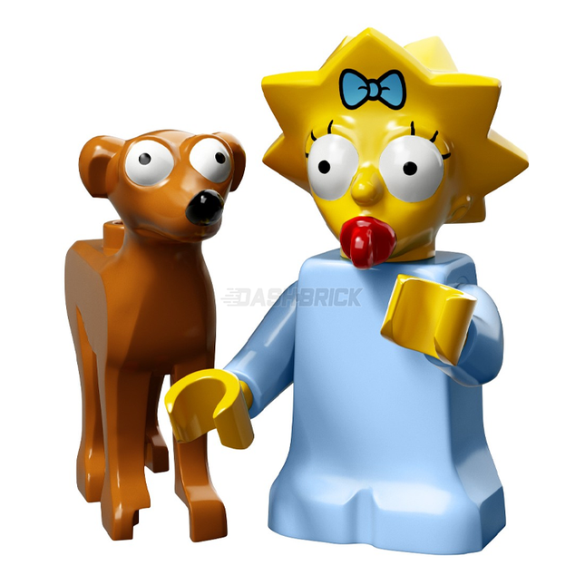 LEGO Collectable Minifigures - Maggie and Santa's Little Helper (4 of 16) [The Simpsons, Series 2]