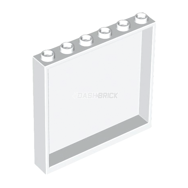 LEGO Wall/Panel 1 x 6 x 5, White [59349] 4504228