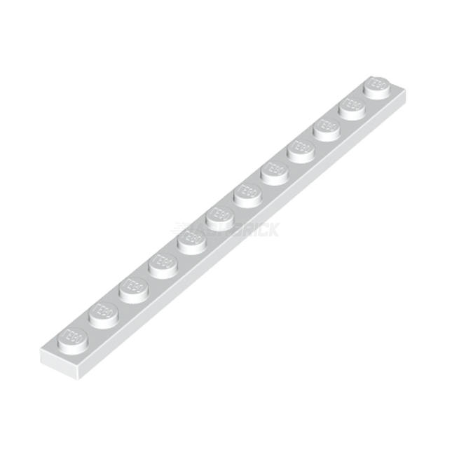 LEGO Plate 1 x 12, White [60479] 4514842