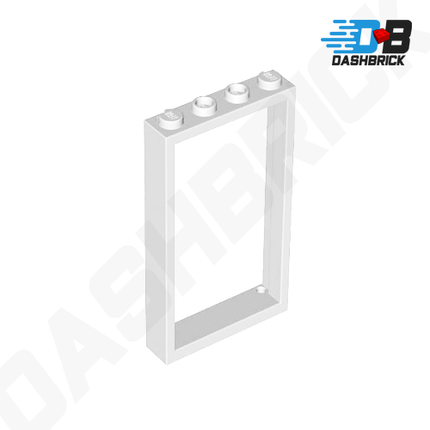 LEGO® Door Frame 1 x 4 x 6, Two Holes, White [60596 / 40289]