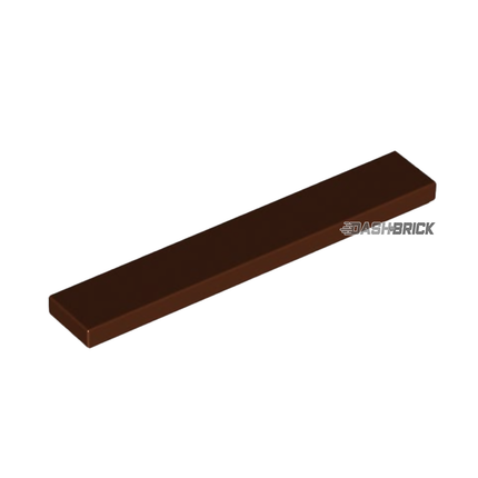 LEGO Tile 1 x 6, Reddish Brown [6636]