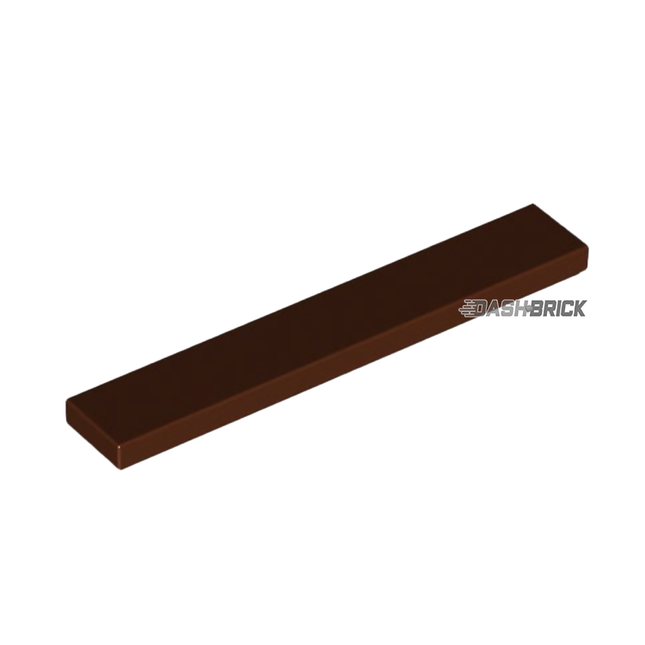 LEGO Tile 1 x 6, Reddish Brown [6636]