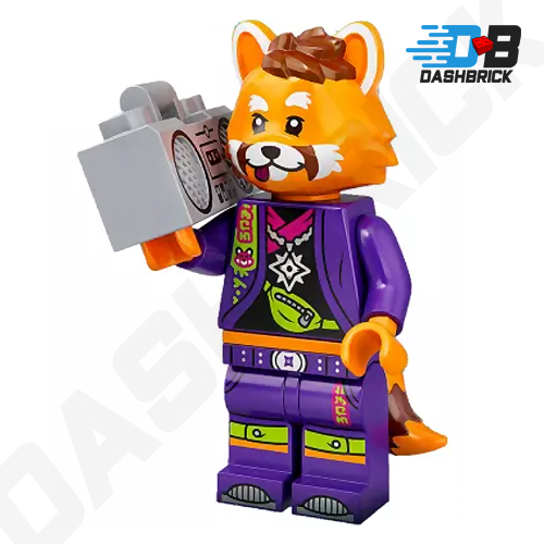 LEGO Collectable Minifigures - Red Panda Dancer (7 or 12) [Vidiyo Bandmates Series 1]