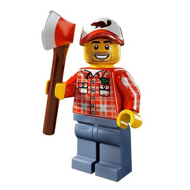 LEGO Collectable Minifigures - Lumberjack (8 of 16) [Series 5]