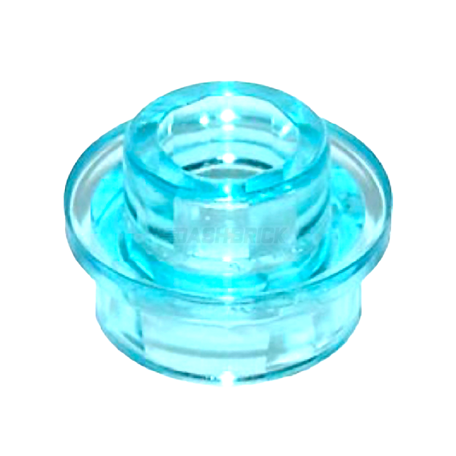 LEGO Round Plate, 1 x 1, Open Stud, Trans-Light Blue [85861] 6510163
