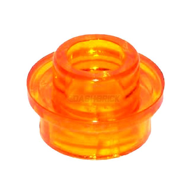LEGO Round Plate, 1 x 1, Open Stud, Trans-Orange [85861] 6510162
