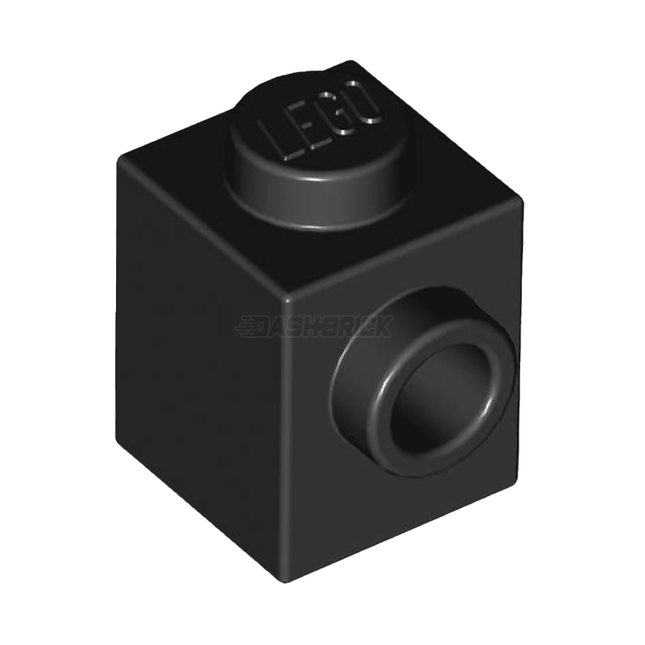 LEGO Brick, Modified 1 x 1, Stud on 1 Side, Black [87087] 4558954
