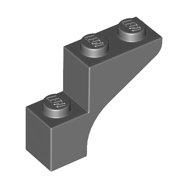 LEGO Brick, Arch 1 x 3 x 2, Dark Grey [88292] 6186635
