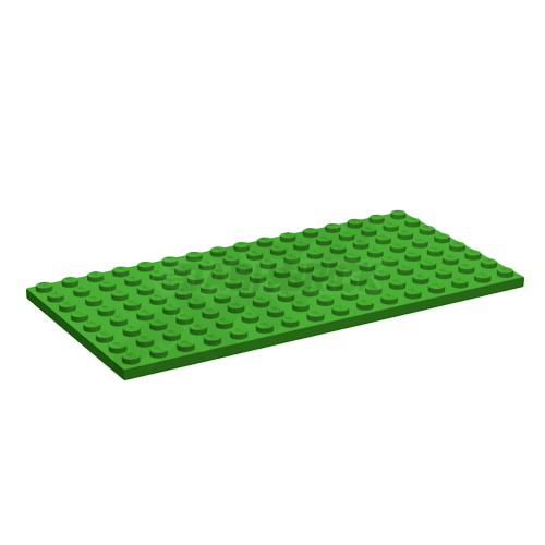 LEGO Plate 8 x 16, Green [92438] 4610602