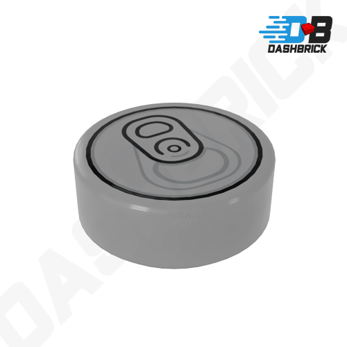LEGO Minifigure Accessory - Tile, Printed Soda Can Lid [98138pb033]