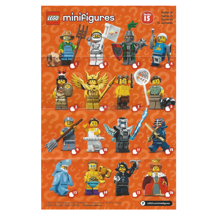 LEGO Collectable Minifigures - Shark Suit Guy (13 of 16) [Series 15]