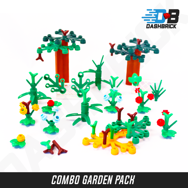 LEGO "Plant & Garden Pack #1" [90 Parts - Trees, Flowers, Plants]