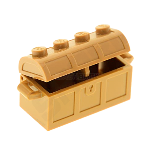 LEGO Minifigure Accessory - Treasure Chest, Nougat [90398]