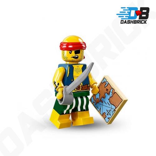 LEGO Collectable Minifigures - Scallywag Pirate (9 of 16) [Series 16]