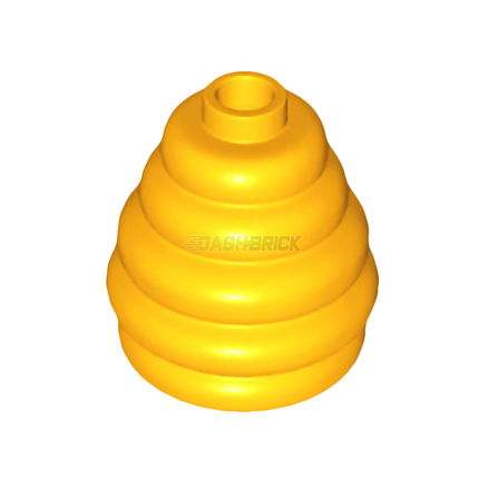 LEGO Cone - 2 x 2 x 1 2/3, Beehive Stacked Rings, Bright Light Orange [35574]