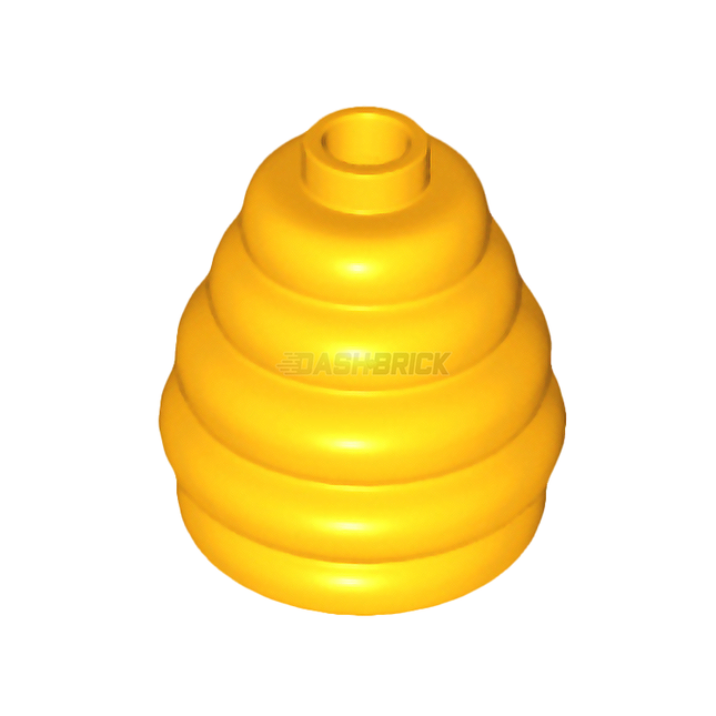 LEGO Cone - 2 x 2 x 1 2/3, Beehive Stacked Rings, Bright Light Orange [35574]