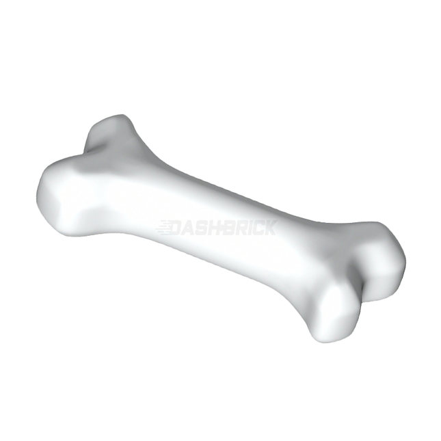 LEGO Minifigure Accessory - Bone, Small, White (Dog bone) [93160]