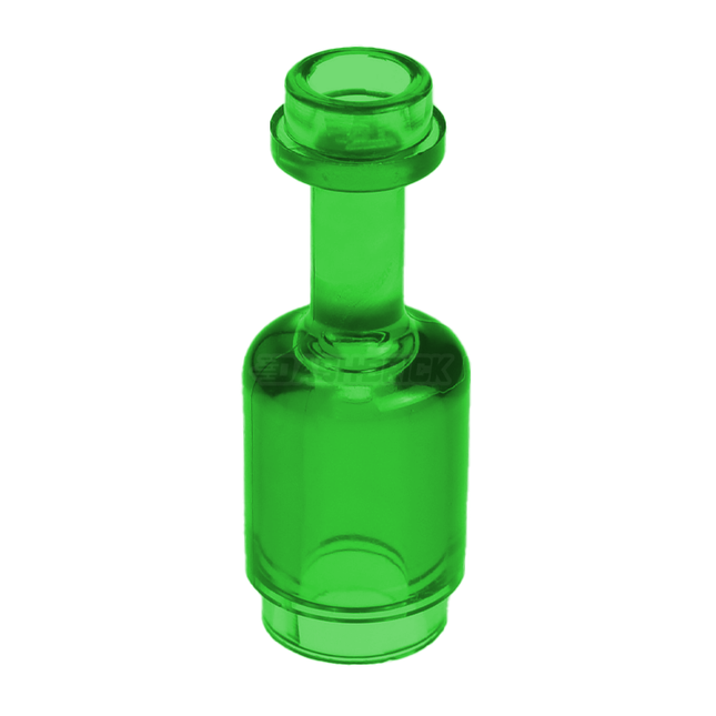 LEGO Minifigure Accessory - Bottle, Transparent Green [95228]