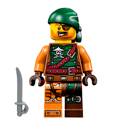 LEGO Minifigure - Bucko, Pirate (2016) [NINJAGO]