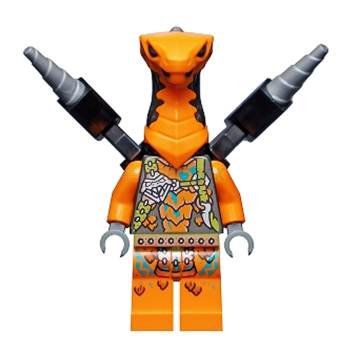 LEGO Minifigure - Cobra Mechanic - Drills (2022) [NINJAGO]