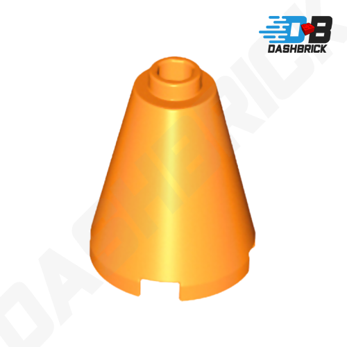 LEGO Cone 2 x 2 x 2 - Open Stud, Orange (Witches Hat) [3942c]