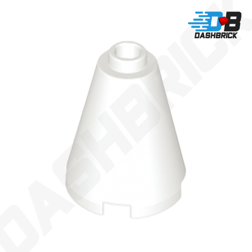 LEGO Cone 2 x 2 x 2 - Open Stud, White [3942c]