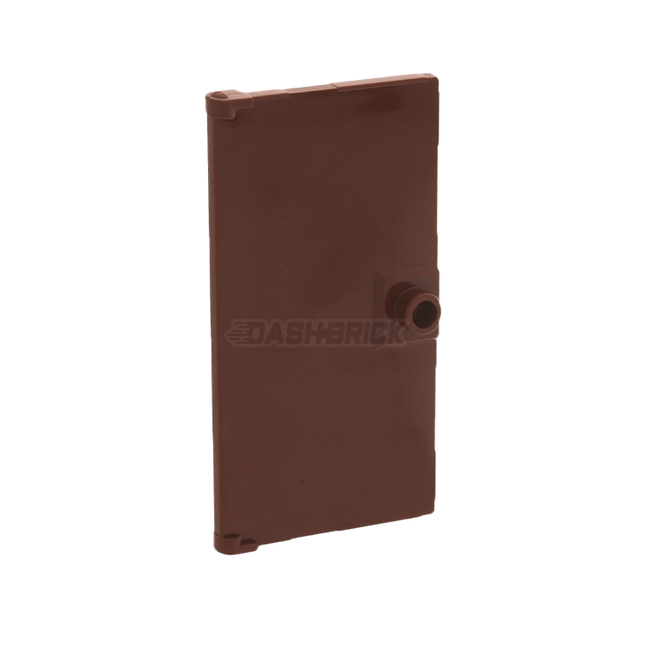 LEGO Door 1 x 4 x 6 with Stud Handle, Reddish Brown [60616] 6248918
