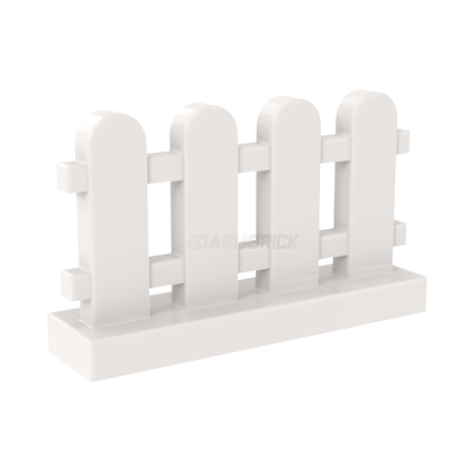 LEGO Fence 1 x 4 x 2 Paled/Picket, White [33303] 4141607