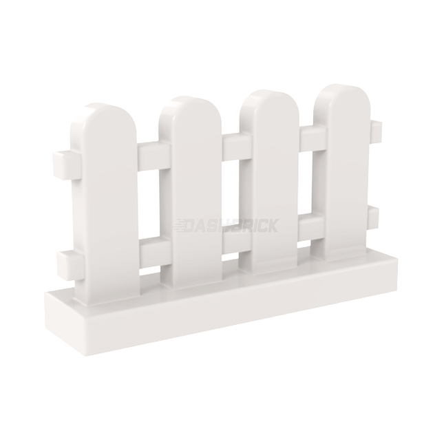 LEGO Fence 1 x 4 x 2 Paled/Picket, White [33303] 4141607