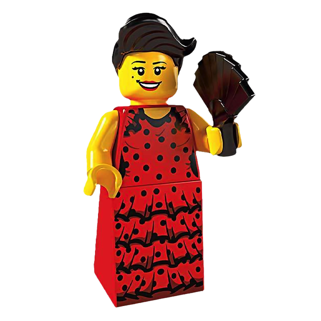 LEGO Collectable Minifigures - Flamenco Dancer (6 of 16) [Series 6]