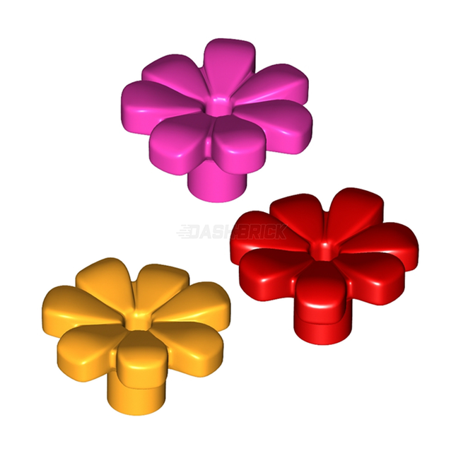 LEGO Plant, Flowers with 7 Thick Petals and Pin, 30 Pack [32606]
