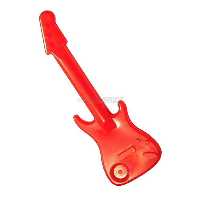 LEGO Minifigure Accessory - Guitar, Electric, Red [11640]