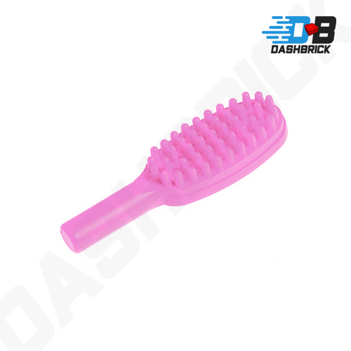 LEGO Minifigure Accessory - Hairbrush/Brush, Bright Pink [3852b]