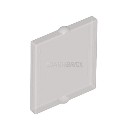 LEGO Window Glass (Insert) 1 x 2 x 2 Flat Front, Trans-Black [60601]