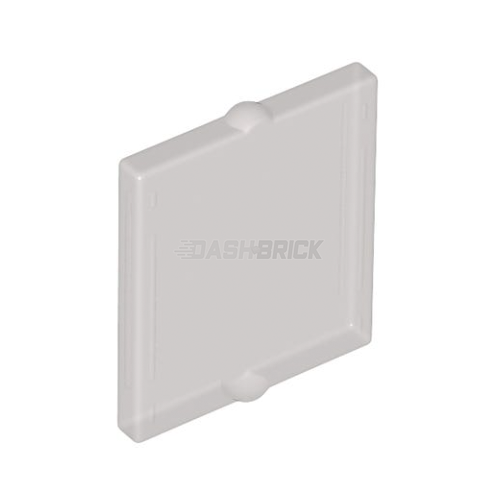 LEGO Window Glass (Insert) 1 x 2 x 2 Flat Front, Trans-Black [60601]