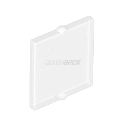 LEGO Window Glass (Insert) 1 x 2 x 2 Flat Front, Trans-Clear [60601]