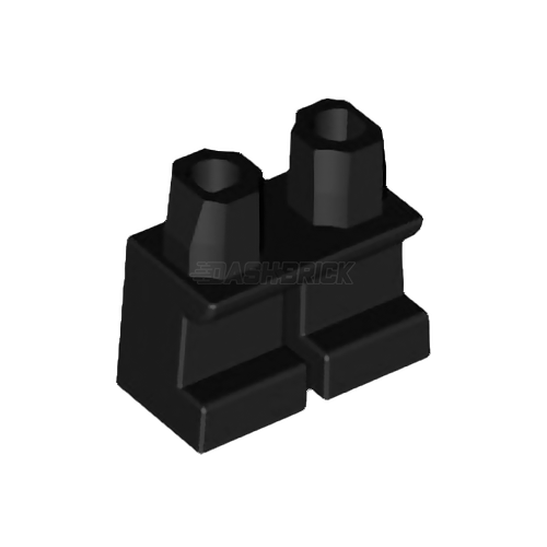 LEGO Minifigure Part - Short Hips and Legs, Children, Black [41879]