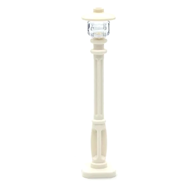 LEGO Street Lamp Post, White - City/Town/Street