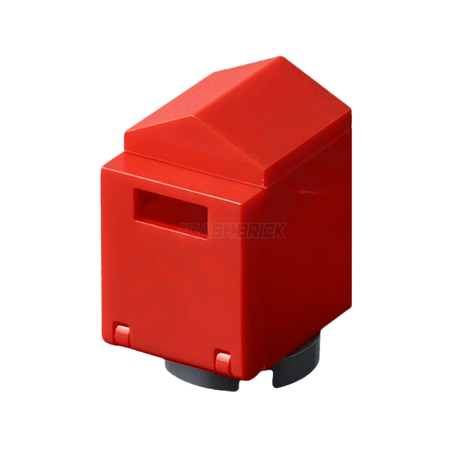 LEGO "Mailbox" Letterbox, Red - City/Town/Street [MiniMOC]