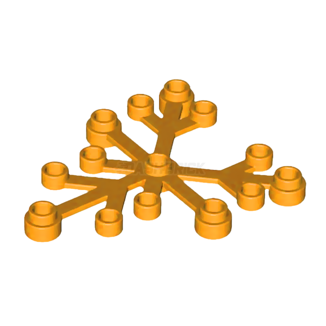 LEGO Plant Leaves 6 x 5, Bright Light Orange [2417] 6273388